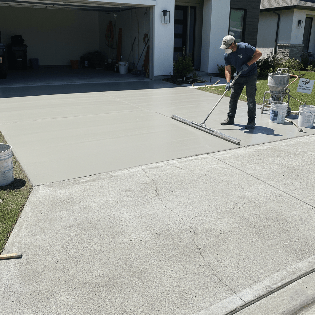 concrete driveways cambridge ma